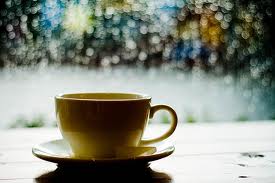 rainy coffee