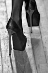 Black high heels